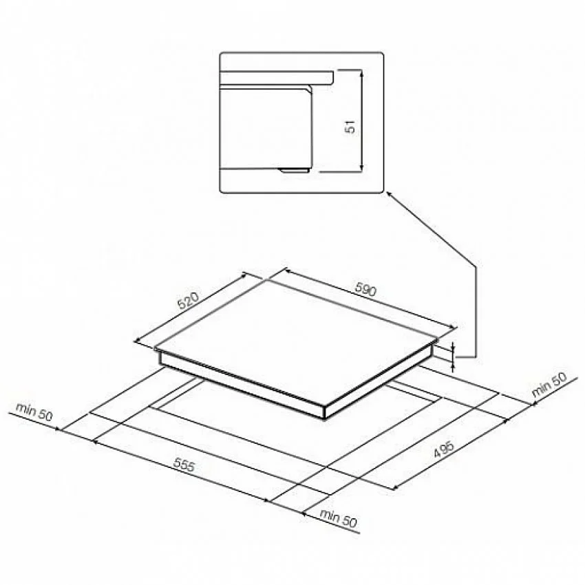 Варочная панель GRAUDE EK 60.0 W