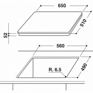 Варочная панель KITCHENAID KHID3 65510
