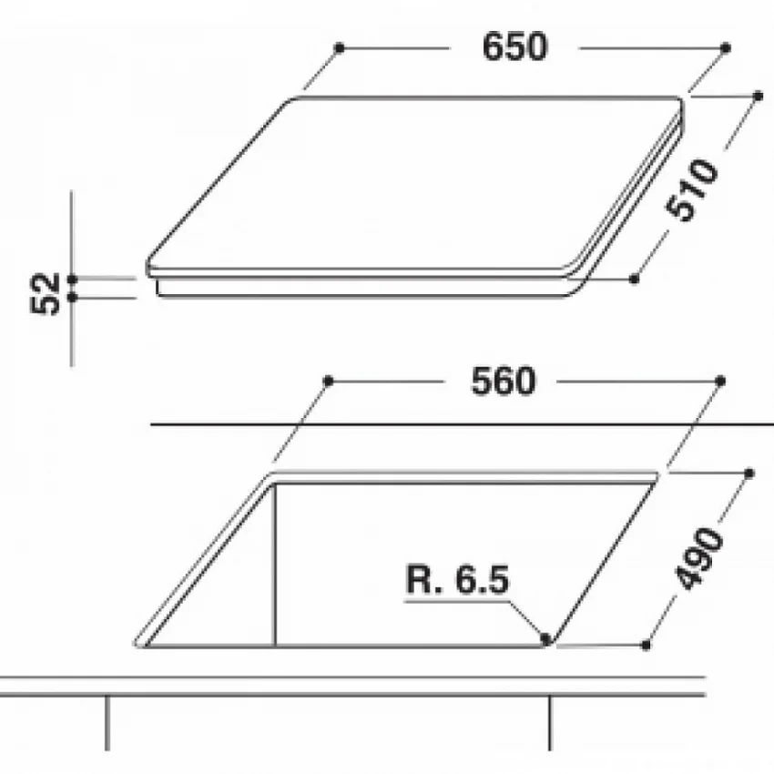 Варочная панель KITCHENAID KHID3 65510