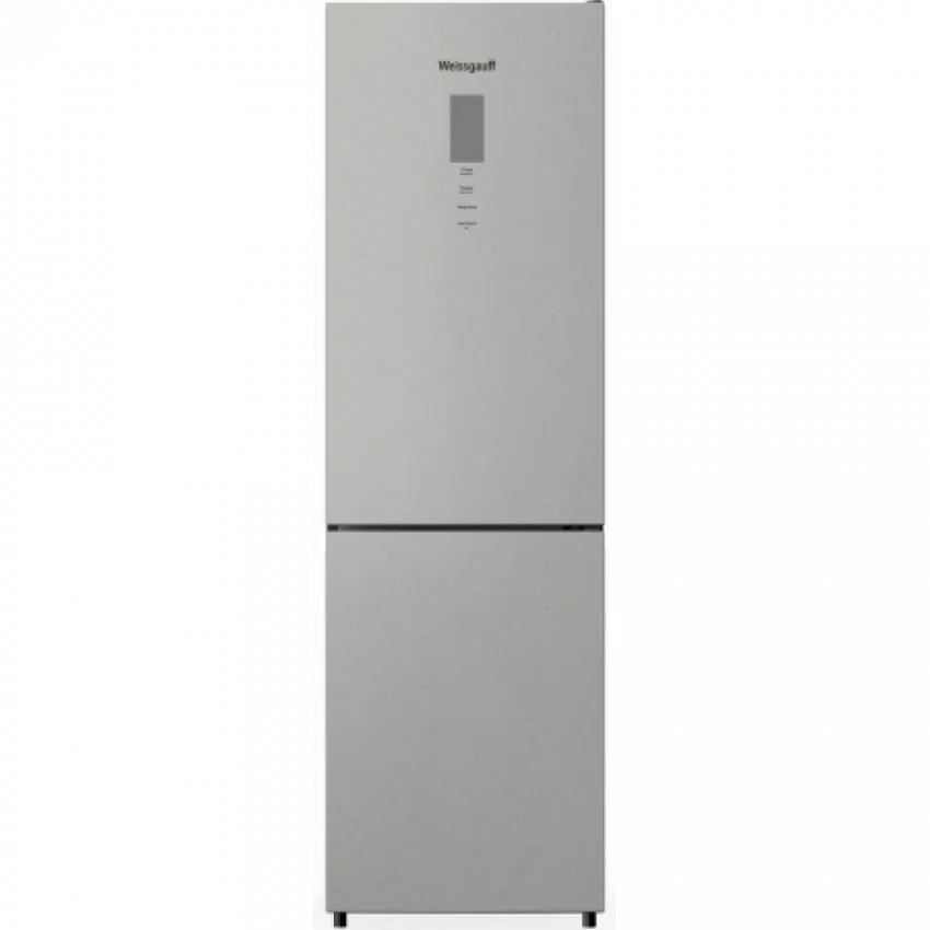 Холодильник WEISSGAUFF WRK 195 D FULL NOFROST BRU STEEL GLASS