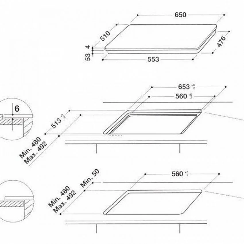 Варочная панель WHIRLPOOL SMC 654 F BT IXL
