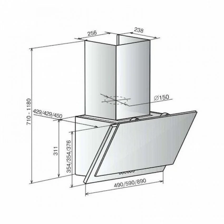 Вытяжка ELIKOR РУБИН STONE S4 60П-700-Э4Г ТОП.МОЛОКО/SANDED SAHARA 4