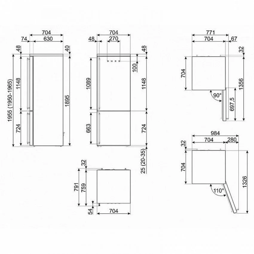 Холодильник SMEG FA8005RPO5