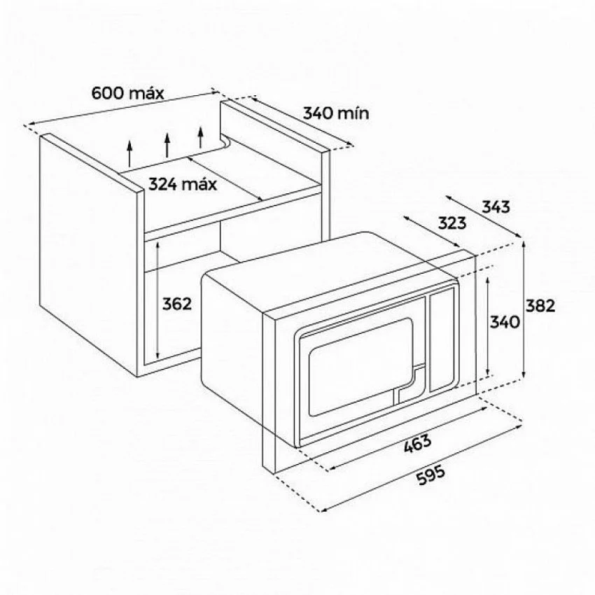 Микроволновая печь TEKA MWE 207 FI WHITE