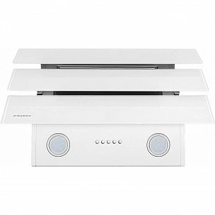Вытяжка MAUNFELD CASCADA PUSH 60 GLASS WHITE