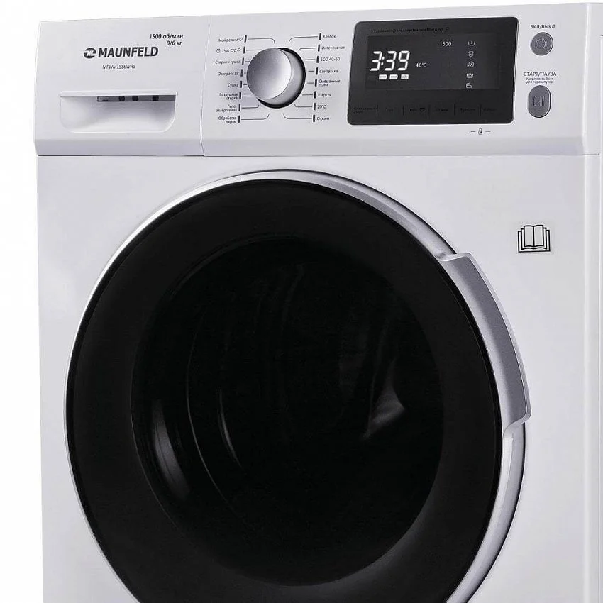 Стиральная машина с сушкой MAUNFELD MFWM1586WHS