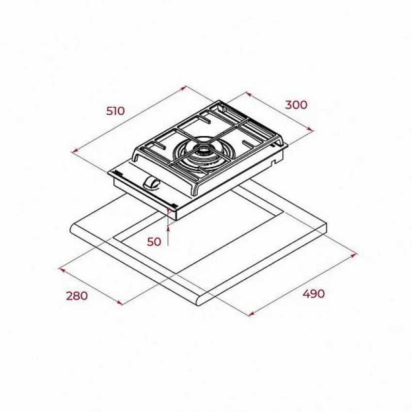 Газовая варочная панель TEKA GZC 31330 XBN BLACK