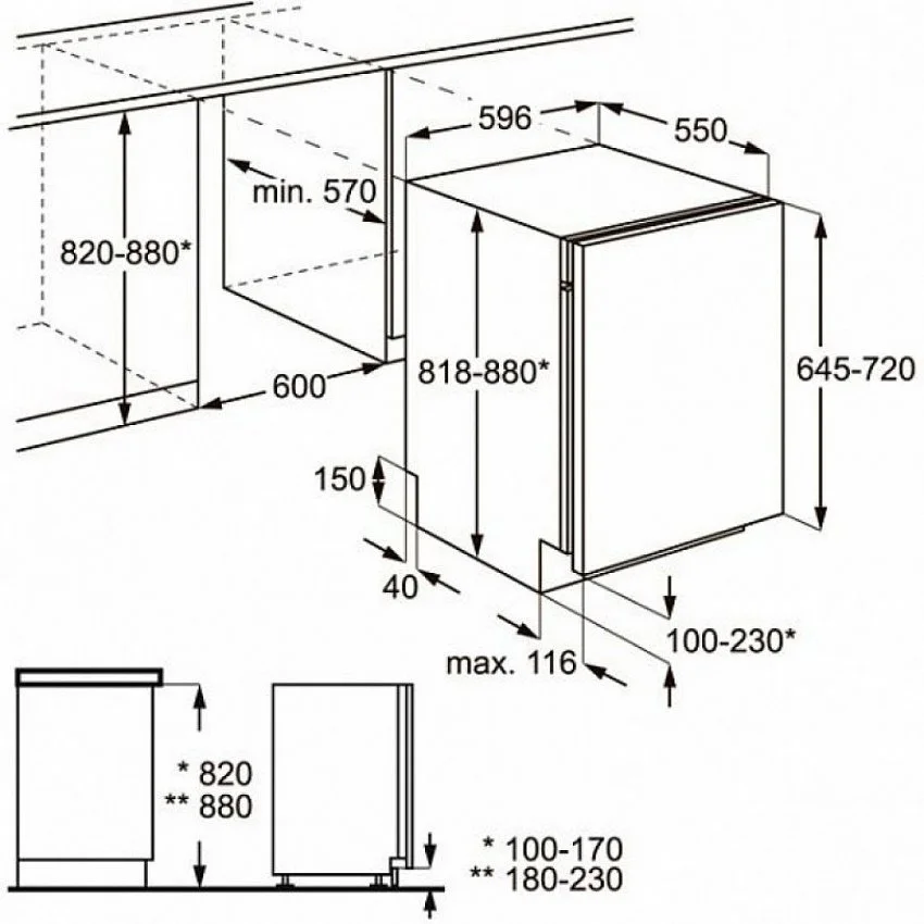 Посудомоечная машина ZANUSSI ZDT 12002 FA
