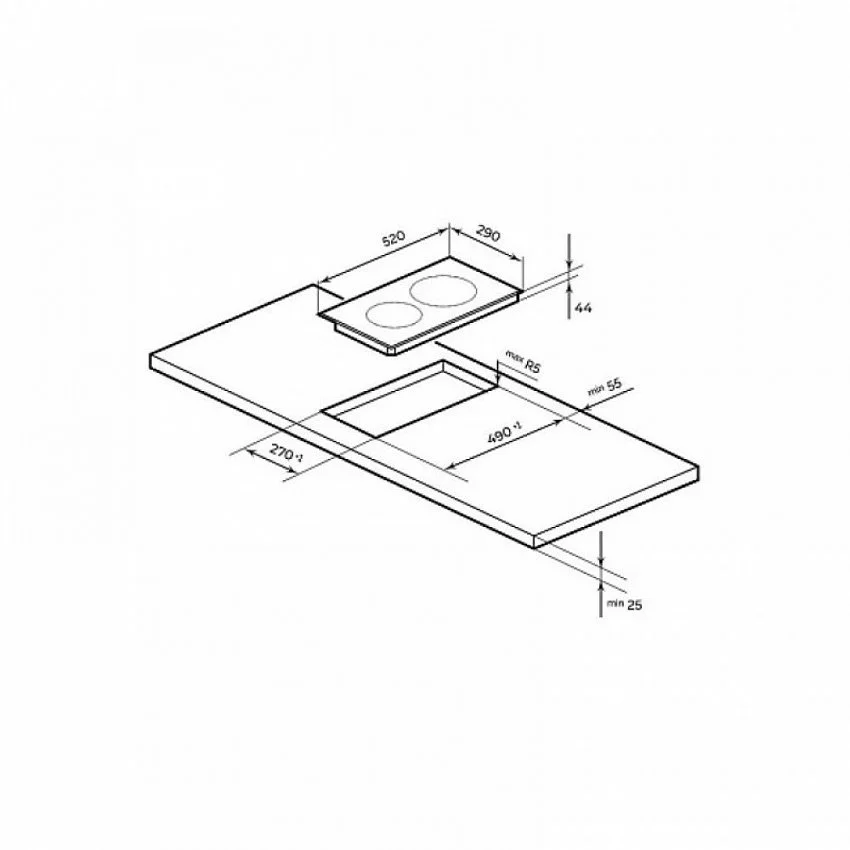 Варочная панель MILLEN MEH 302 BL