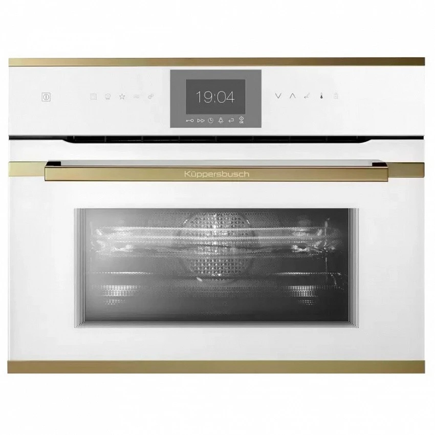Компактный духовой шкаф с СВЧ KUPPERSBUSCH CBM 6550.0 W4 GOLD