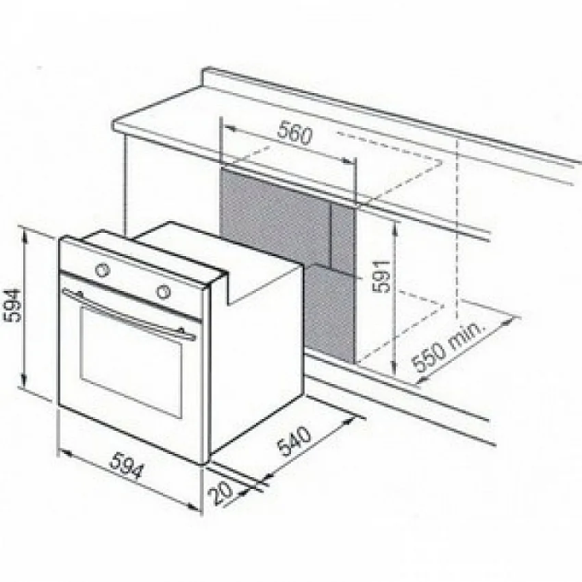 Духовой шкаф DELONGHI CM 6 BC