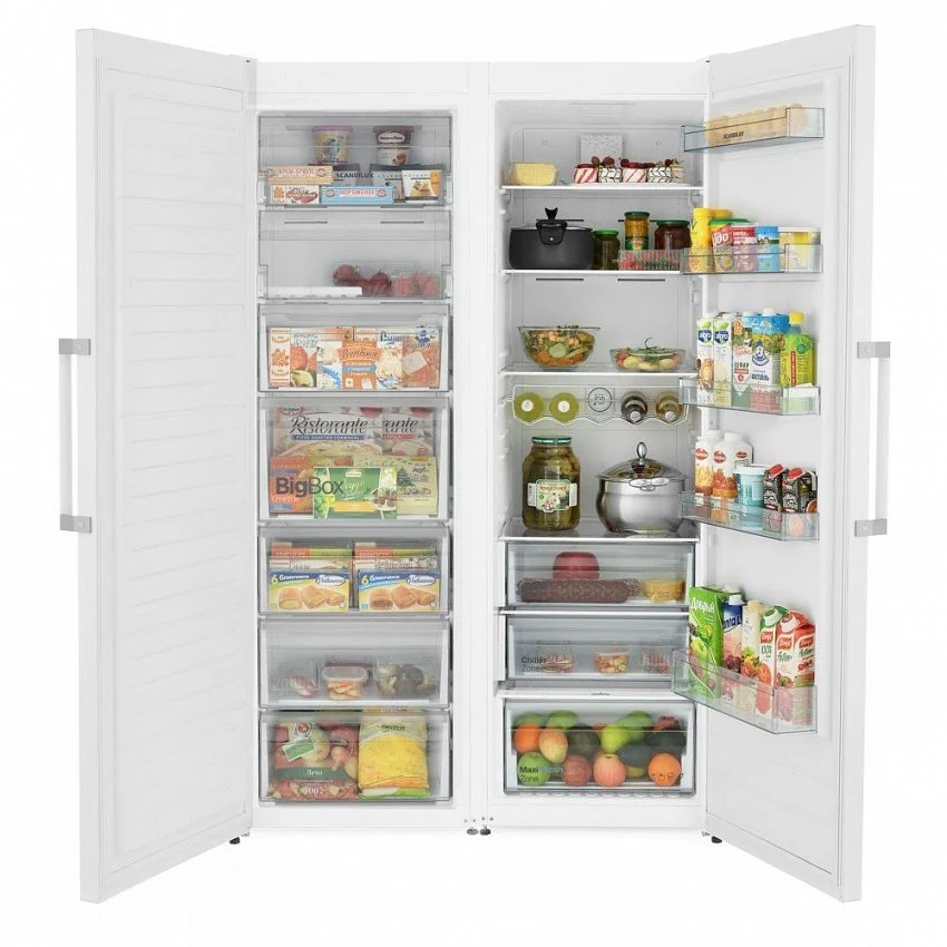 Холодильник SCANDILUX SBS711EZ12W