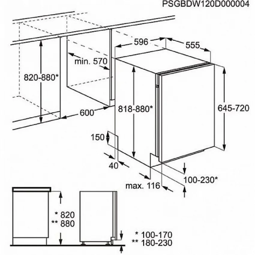 Встраиваемая посудомоечная машина ZANUSSI ZDT92600FA