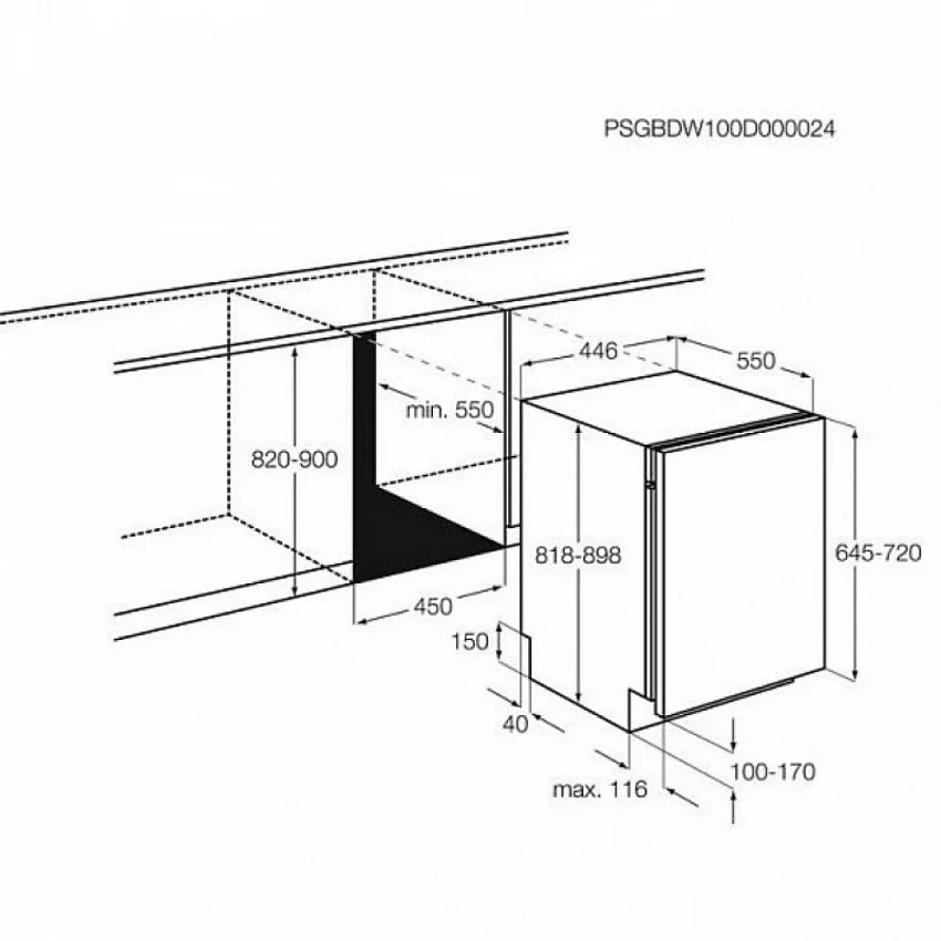 Встраиваемая посудомоечная машина ZANUSSI ZDV91204FA