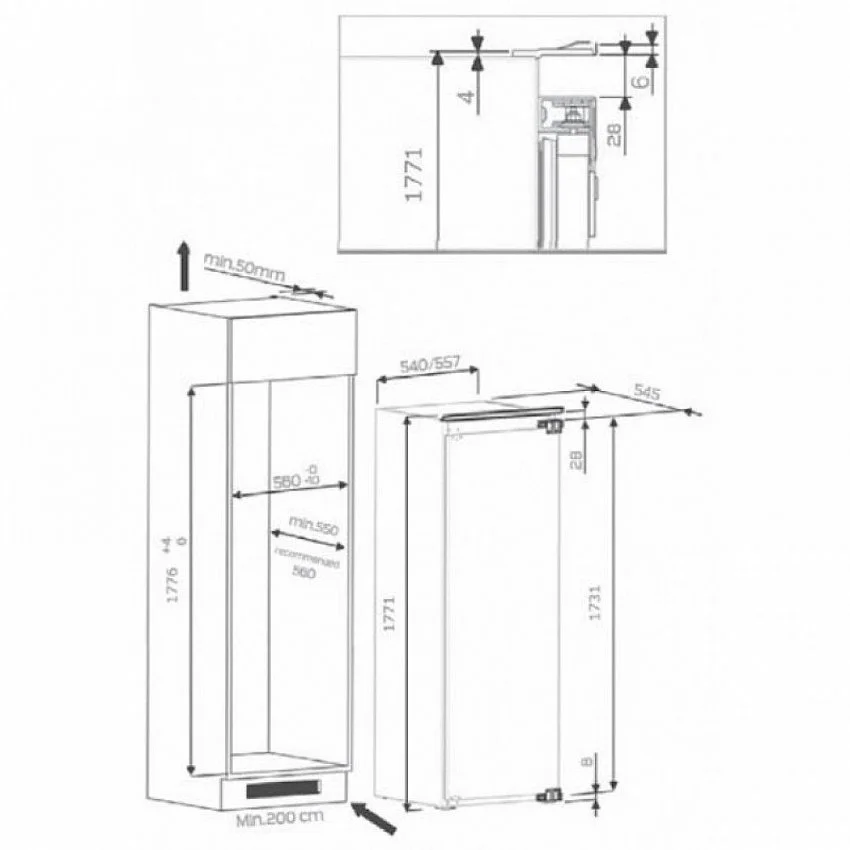 Холодильник KITCHENAID KCBNS 18602