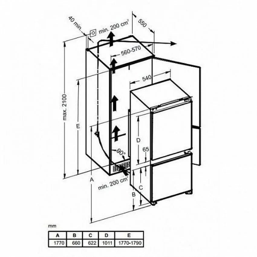 Холодильник WEISSGAUFF WRKI 2801 MD