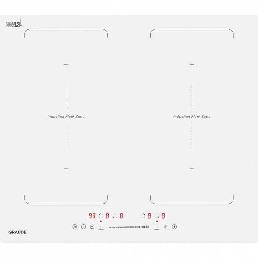 Индукционая варочная панель GRAUDE IK 60.2 BW