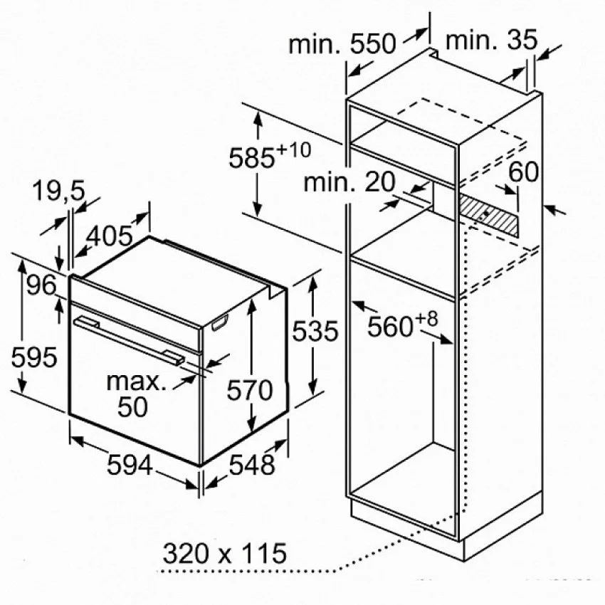 Духовой шкаф BOSCH HBA 534EB0