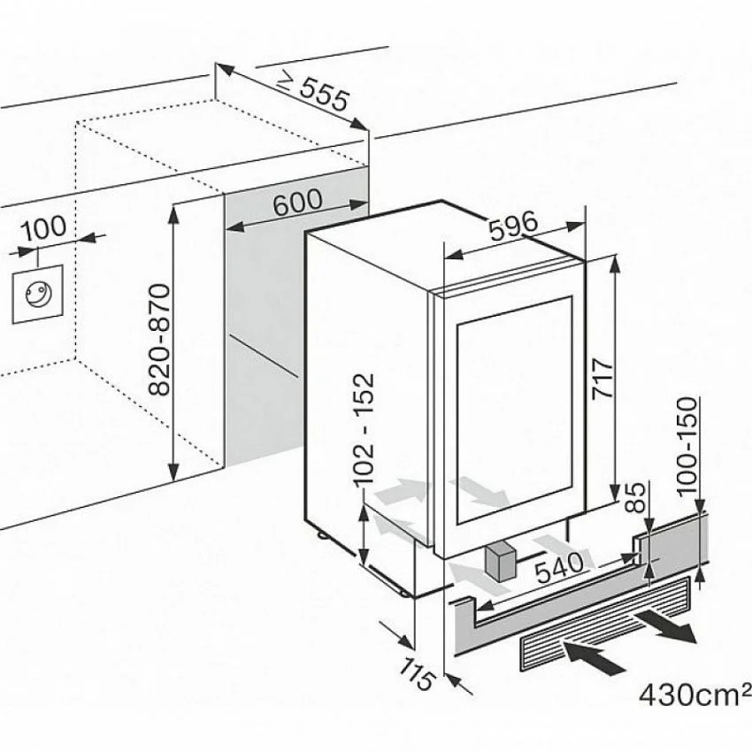 Винный шкаф MIELE KWT6322UG