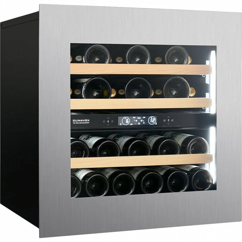 Встраиваемый винный шкаф DUNAVOX DVH-25.65DSS.TO