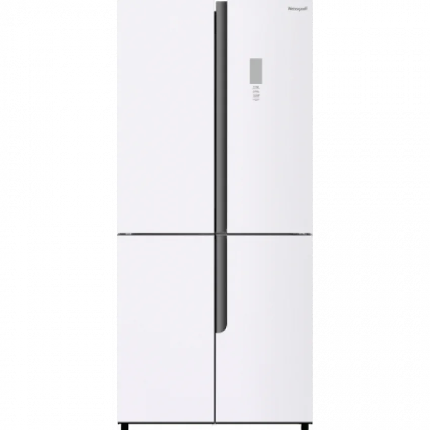 Холодильник WEISSGAUFF WCD 450 WHITE ROCK GLASS NOFROST INVERTER