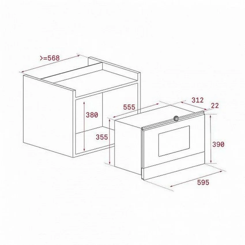 Микроволновая печь TEKA ML 822 BIS L BLACK