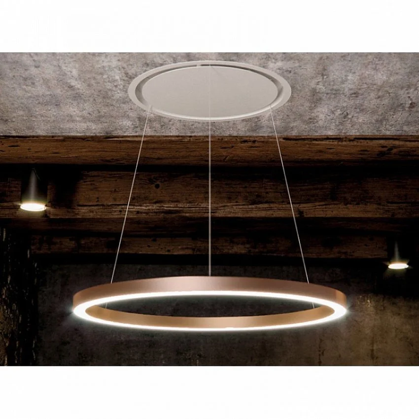Вытяжка PANDO SKYRING/54 COBRE V.1130 ECO SEC PLUS