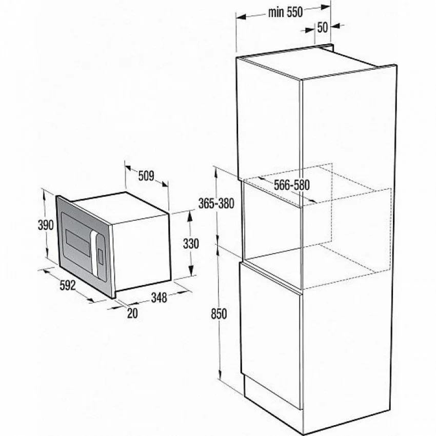 Микроволновая печь GORENJE BM 6250 ORA-W