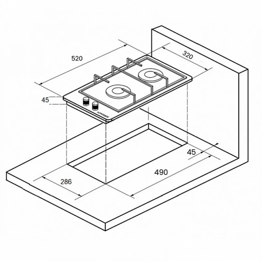 Варочная панель KUPPERSBERG FBG 36 WG
