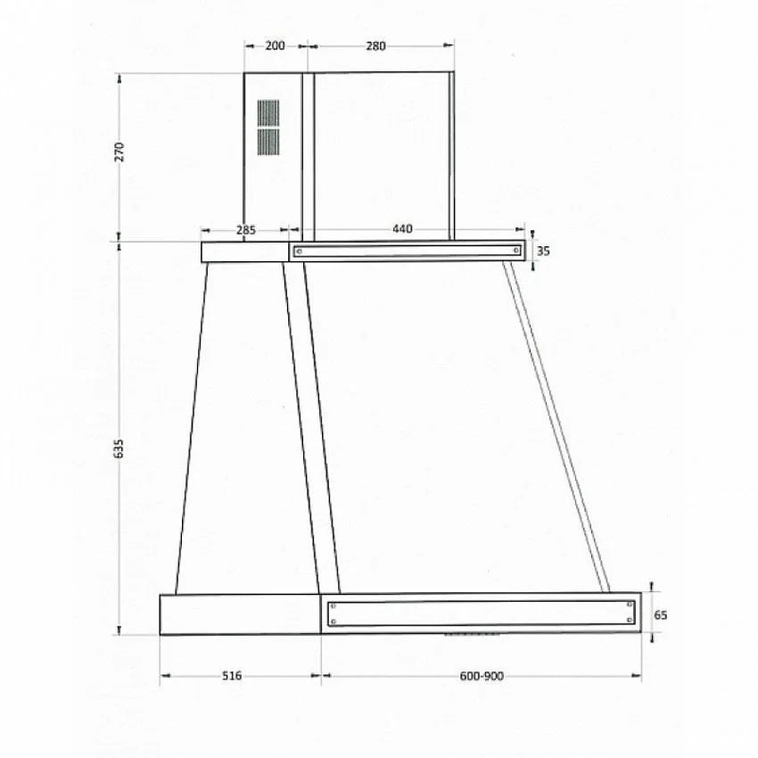 Вытяжка KUPPERSBERG T 669 C BRONZE