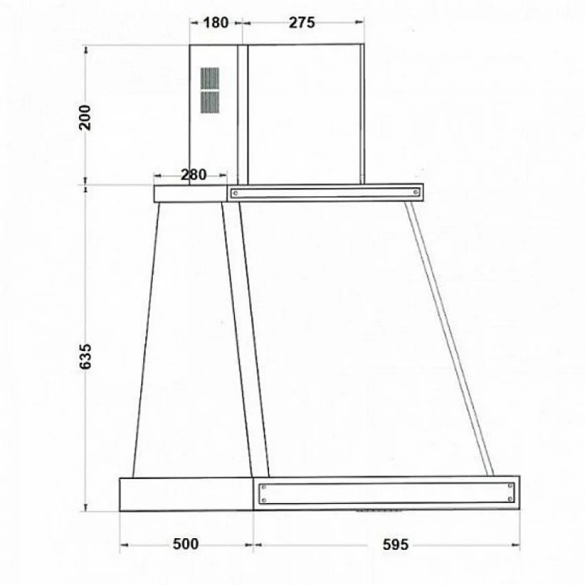 Вытяжка KUPPERSBERG T 669 W SILVER