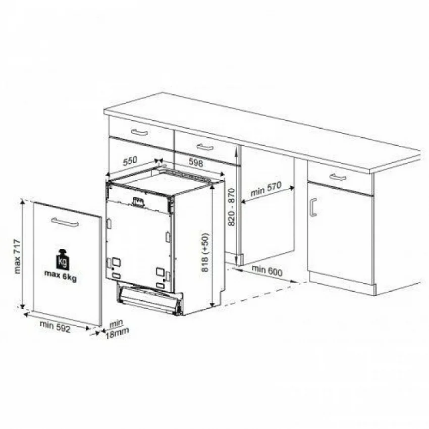 Посудомоечная машина BEKO DIN 25410