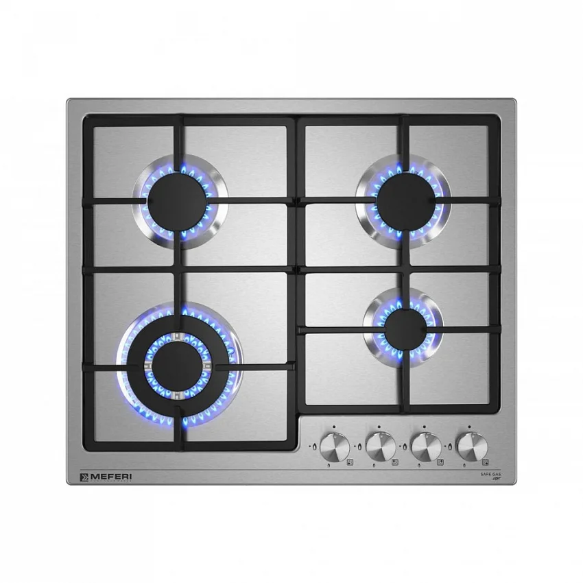 Газовая варочная панель MEFERI MGH604IX LIGHT