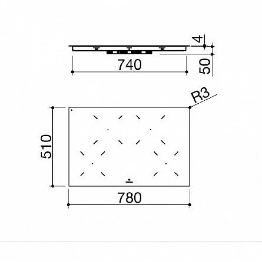 Варочная панель BARAZZA 1PIDC80N