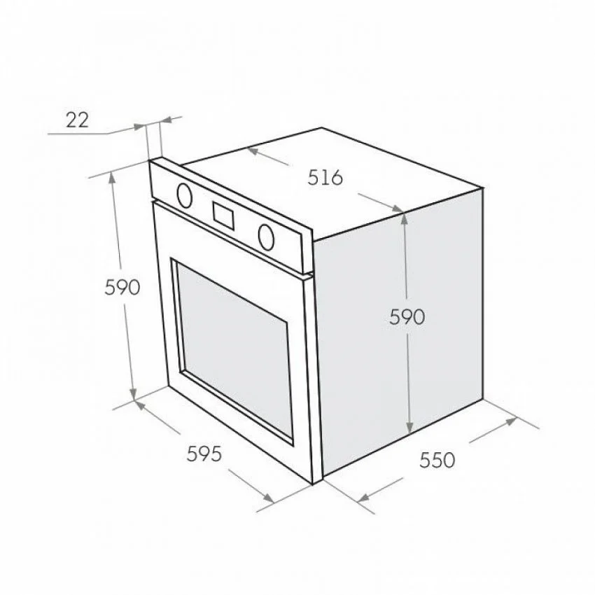Духовой шкаф MAUNFELD AEOC.575W