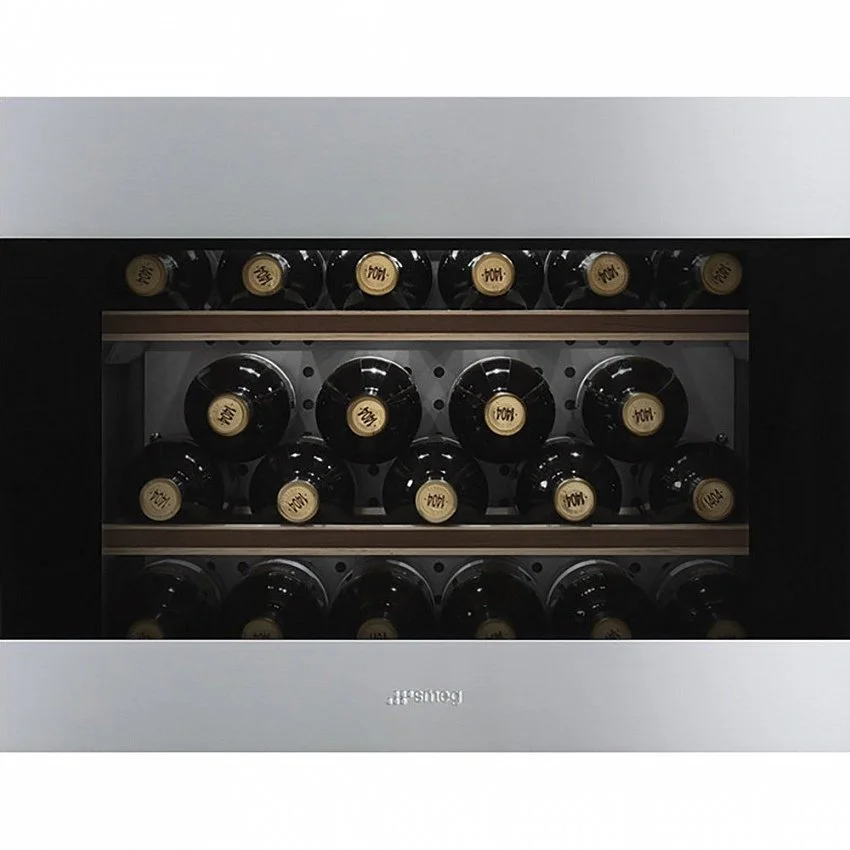 Встраиваемый винный шкаф SMEG CVI321X3