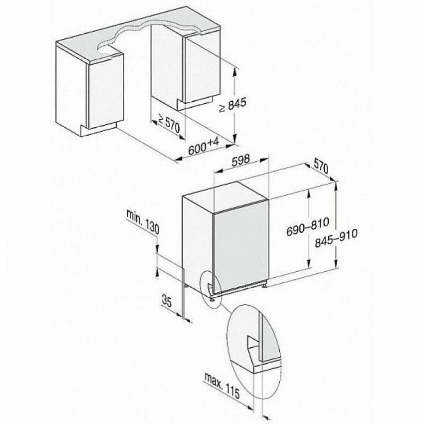 Посудомоечная машина MIELE G 7965 SCVI XXL AUTODOS