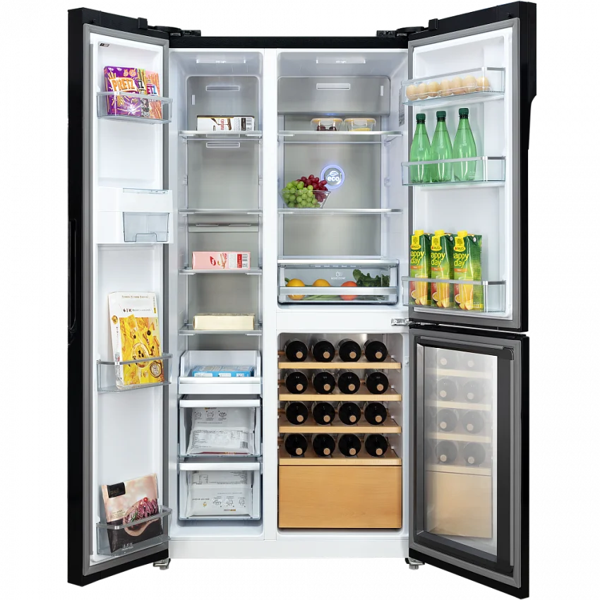Холодильник HIBERG RFS-700DX NFGB INVERTER WINE