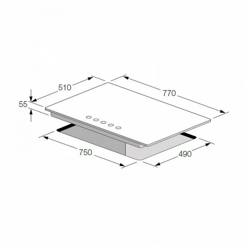 Варочная панель FULGOR FCH 775 GWK WH
