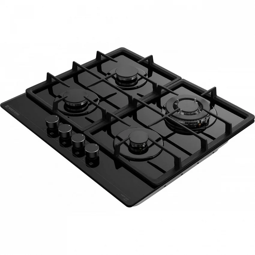 Газовая варочная панель MEFERI MGH604BK GLASS POWER