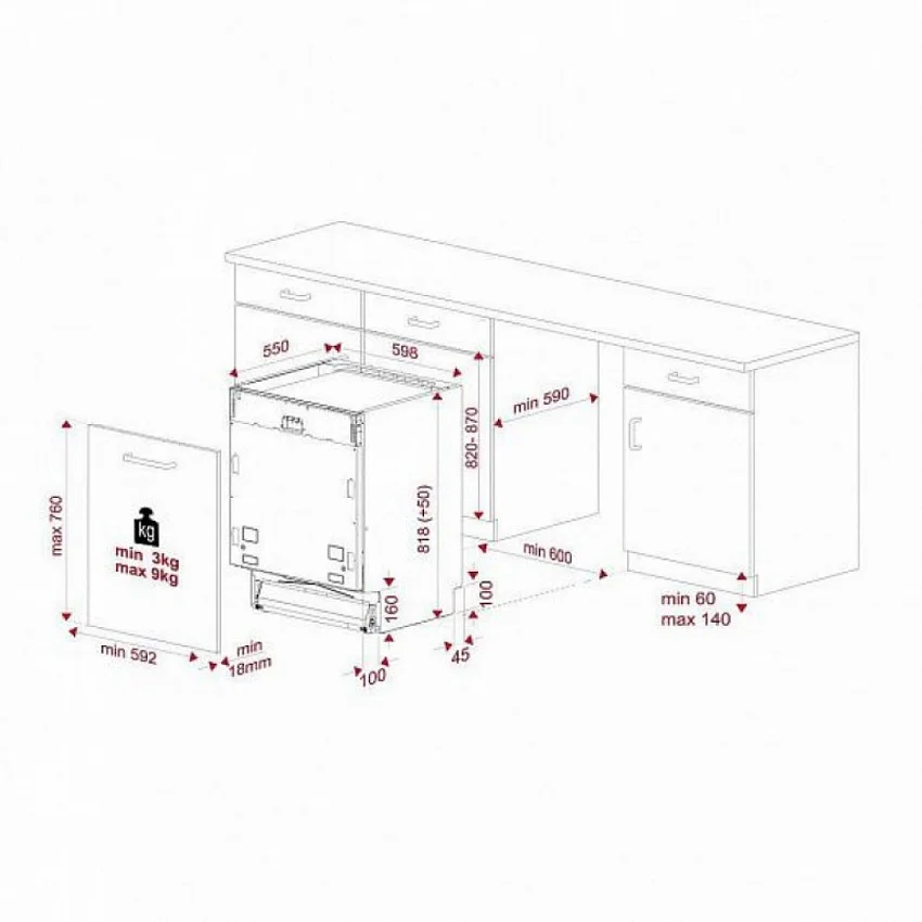Посудомоечная машина TEKA DFI 46950