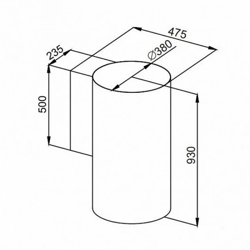 Вытяжка MAUNFELD LEE WALL (SENSOR) 39 ЧЕРНЫЙ