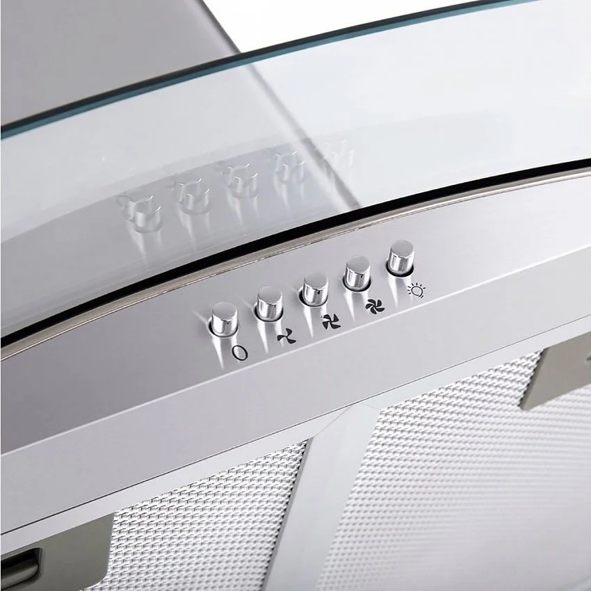 Вытяжка MAUNFELD ANCONA PLUSA 90 INOX GLASS TRANSPARENT