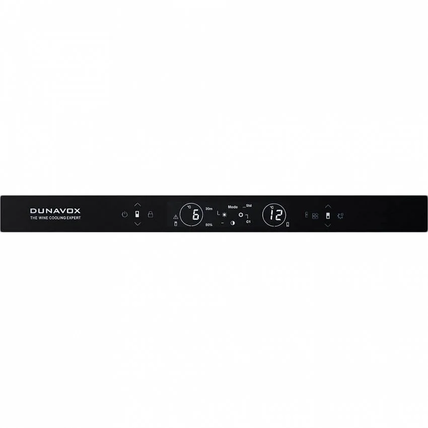 Встраиваемый винный шкаф DUNAVOX DVS-70.185DB