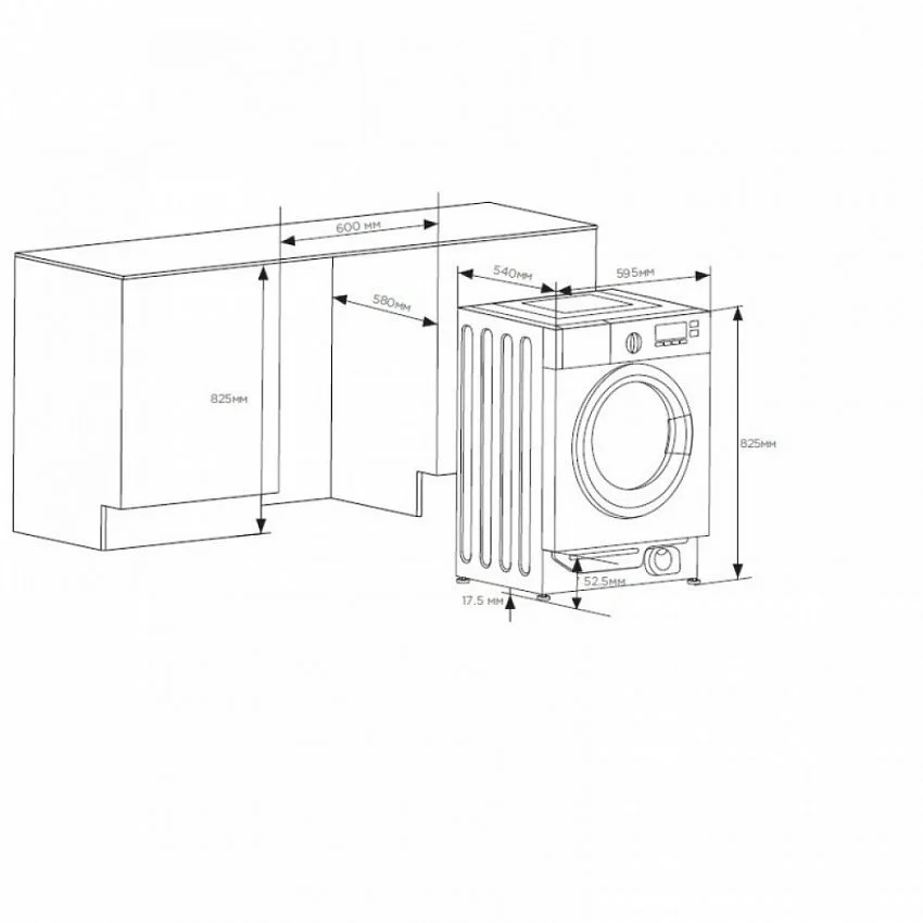 Стиральная машина MIDEA WMB 6121