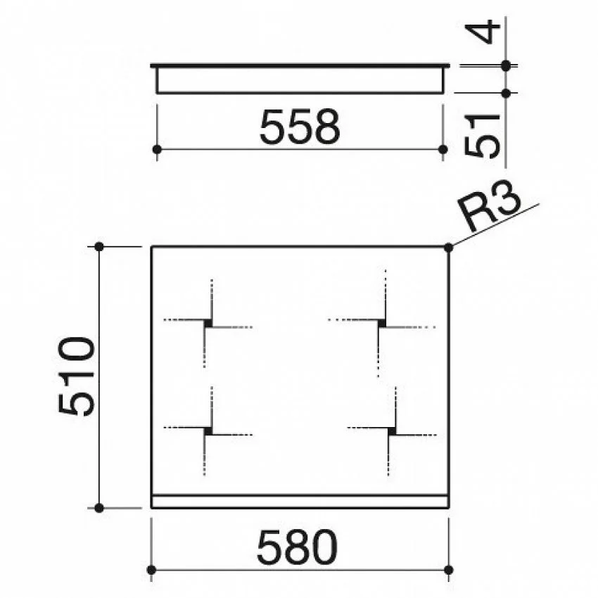 Варочная панель BARAZZA 1PIDG64B