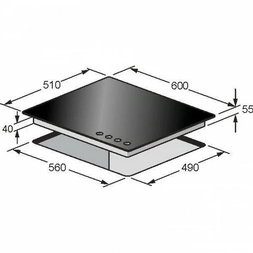 Варочная панель KAISER KCG 6394 TURBO ROMB
