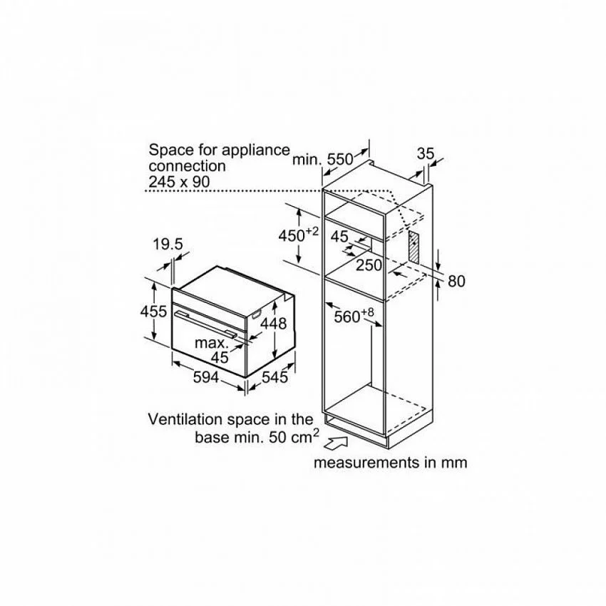 Встраиваемая микроволновая печь BOSCH CFA634GS1