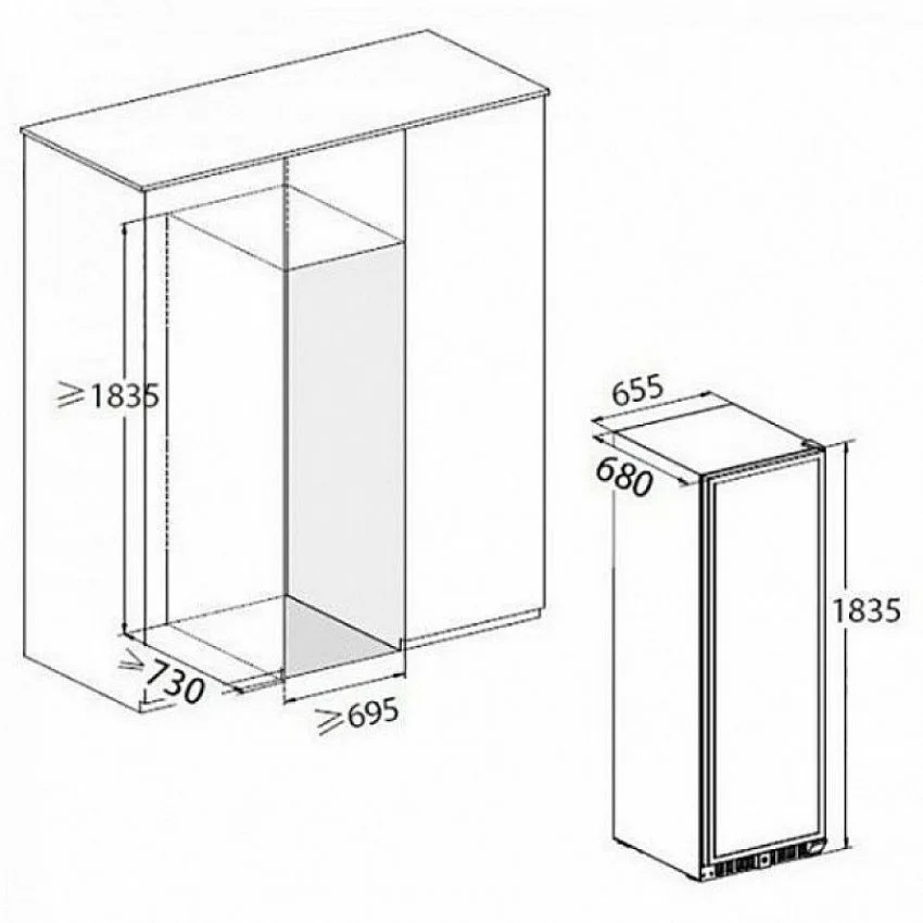 Винный шкаф DUNAVOX EXCLUSIVE DX-181.490DBK