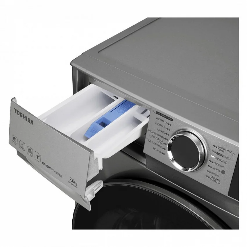 Стиральная машина узкая TOSHIBA TW-BN80C4RU(SK)
